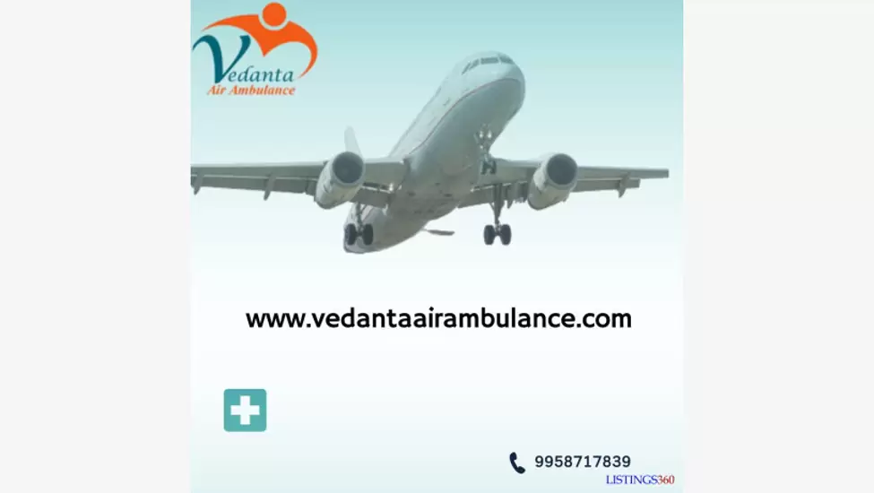 Book Vedanta The Rapidest Air Ambulance Service in Rajkot 24x7 Hours